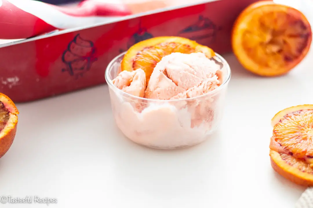 Blood orange ice cream recipe