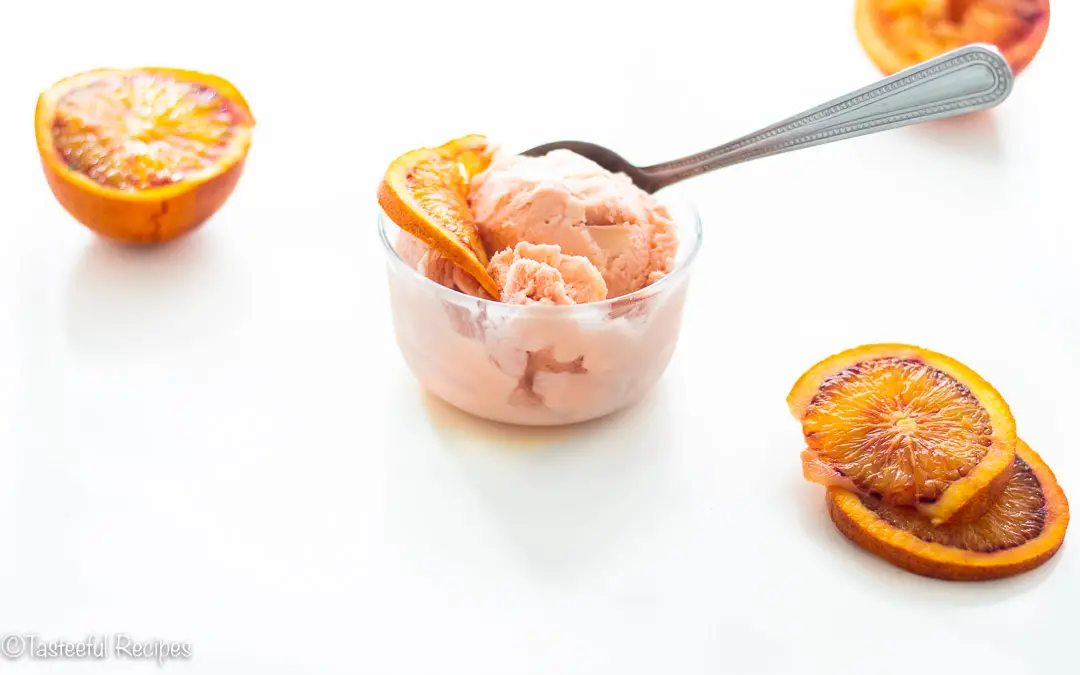 Blood orange ice cream recipe