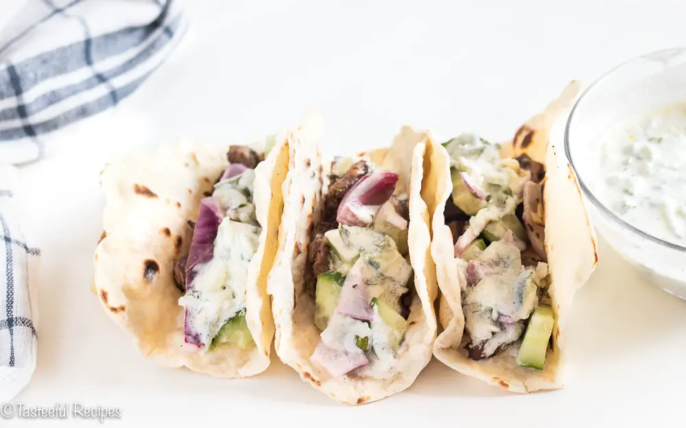 Greek teak tacos recipe