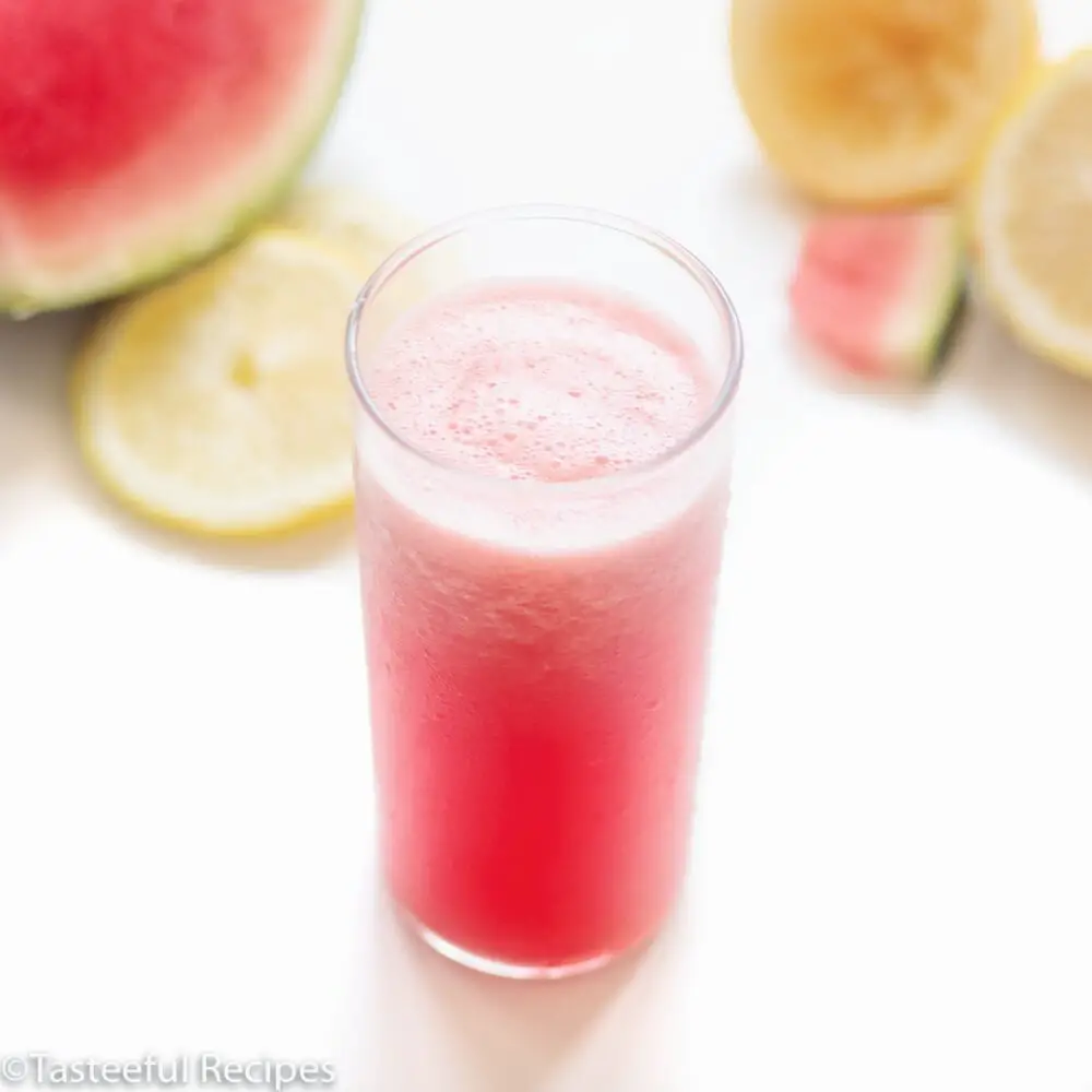 Quick Frozen Watermelon Lemonade - Tasteeful Recipes