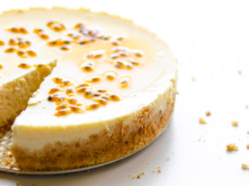 Passion Fruit Cheesecake - The Perfect Puree of Napa Valley