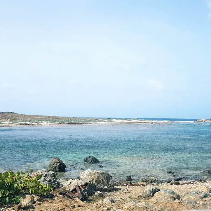 A picture of a beach in st maarten